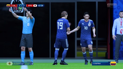 FIFA 18 _ FIFA World Cup™ 1-1 COL V JPN, 後半